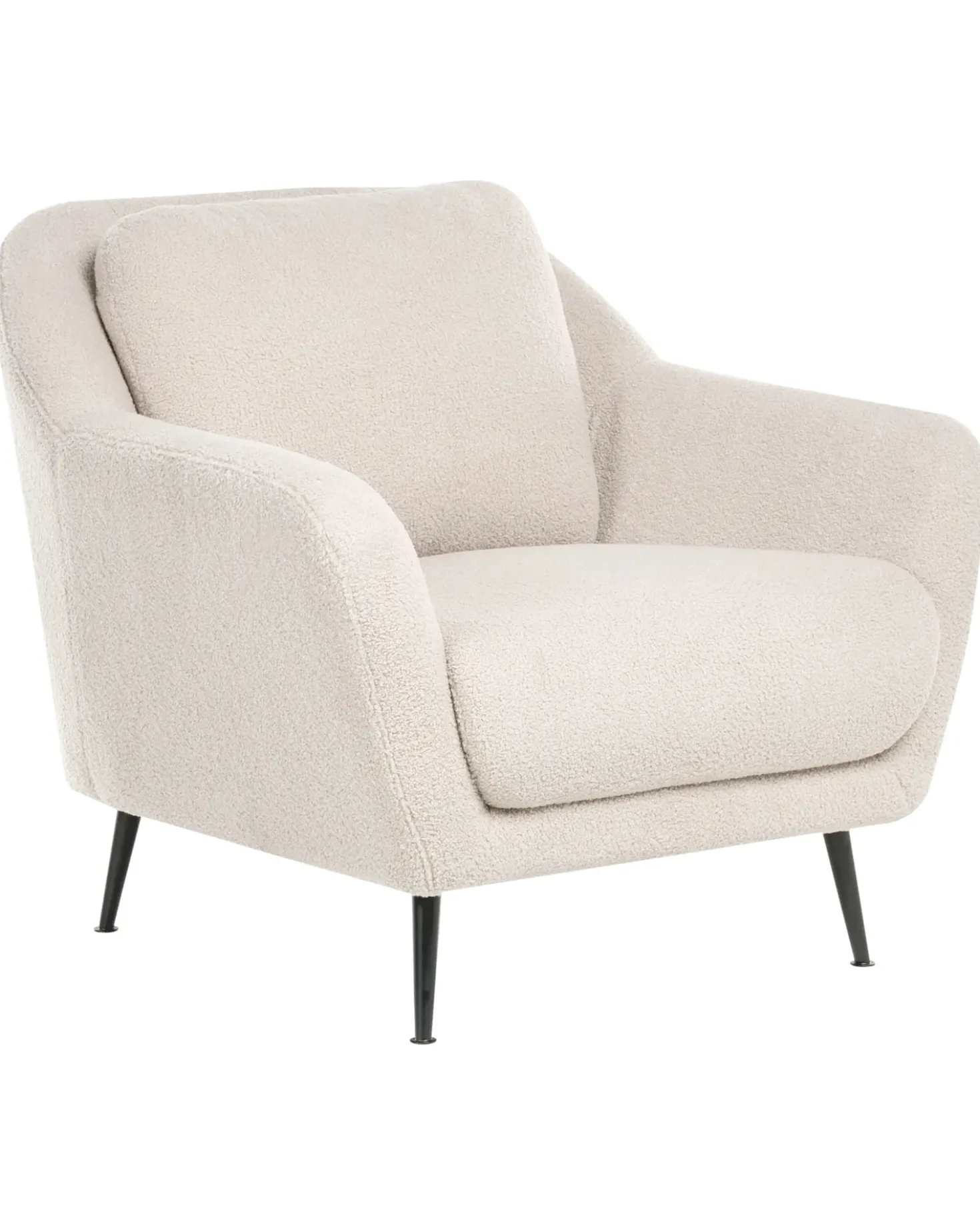 Set da salotto 3 posti EIBY Bouclé Beige