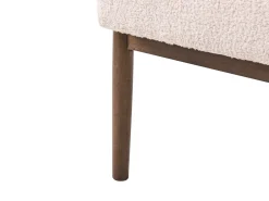 Set da salotto 6 posti ESRUM Bouclé Marrone scuro/Beige