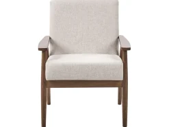 Set da salotto 6 posti ESRUM Tessuto Marrone scuro/Beige