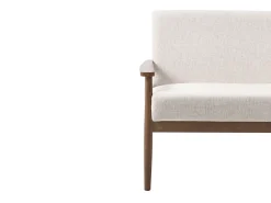 Set da salotto 6 posti ESRUM Tessuto Marrone scuro/Beige