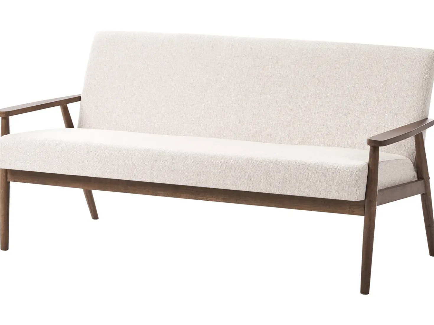 Set da salotto 6 posti ESRUM Tessuto Marrone scuro/Beige