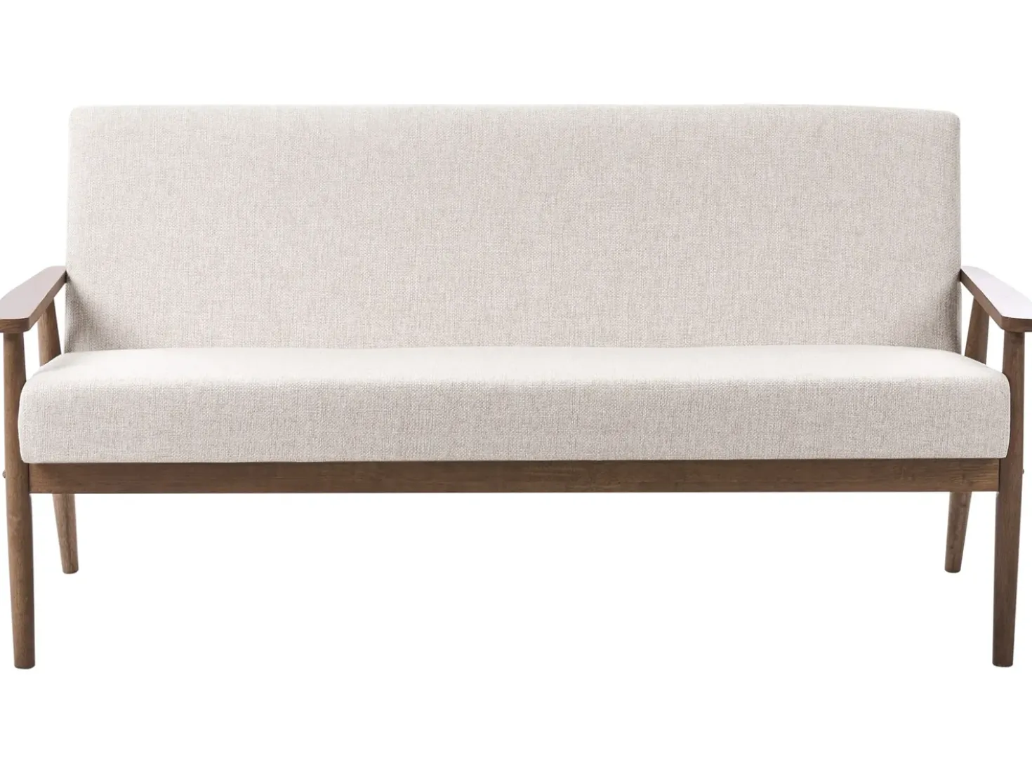 Set da salotto 6 posti ESRUM Tessuto Marrone scuro/Beige