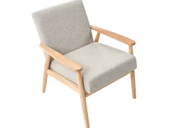 Set da salotto 6 posti ESRUM Tessuto Marrone chiaro/Grigio