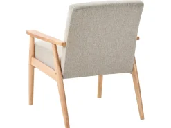Set da salotto 6 posti ESRUM Tessuto Marrone chiaro/Grigio