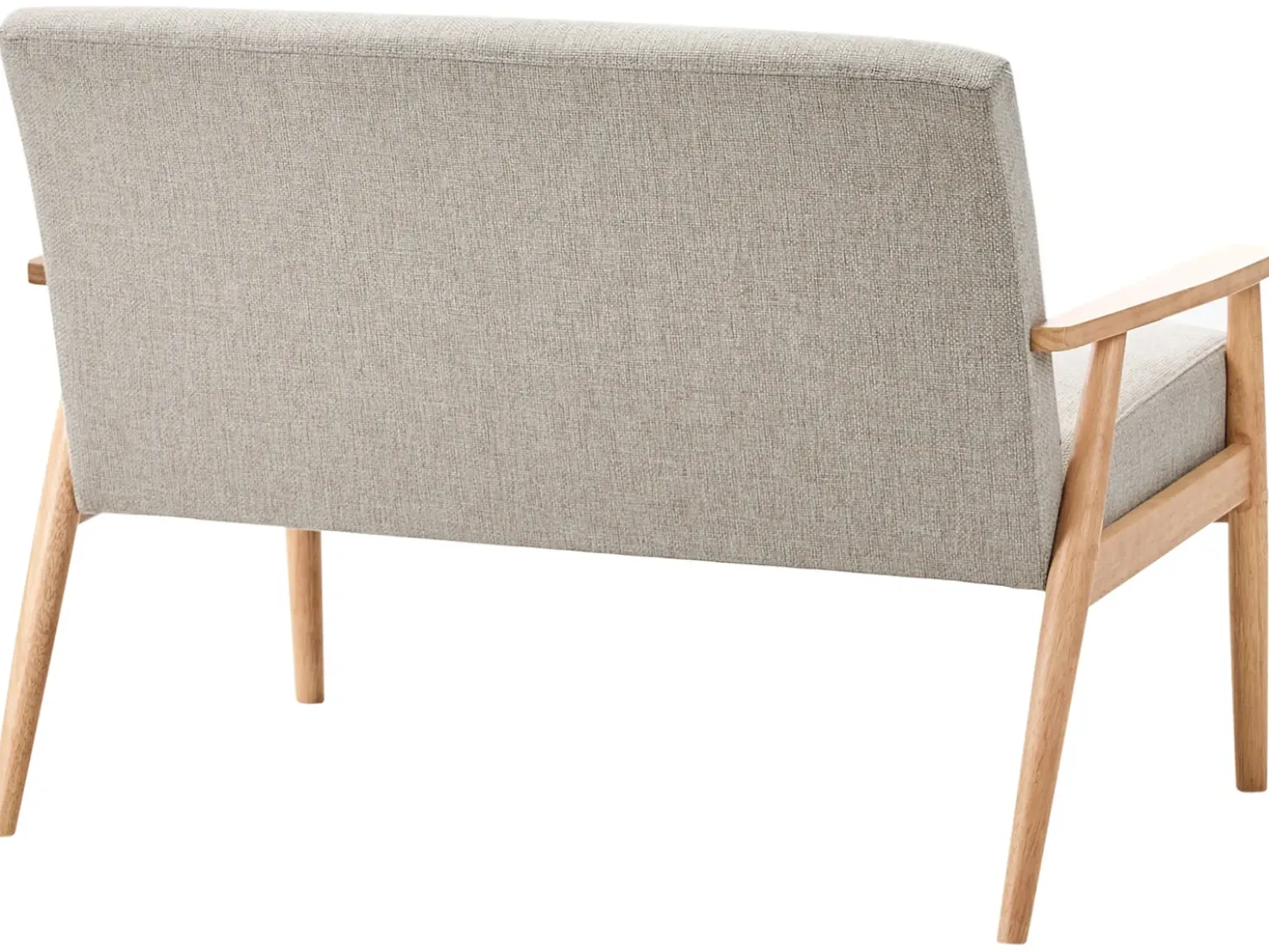 Set da salotto 6 posti ESRUM Tessuto Marrone chiaro/Grigio