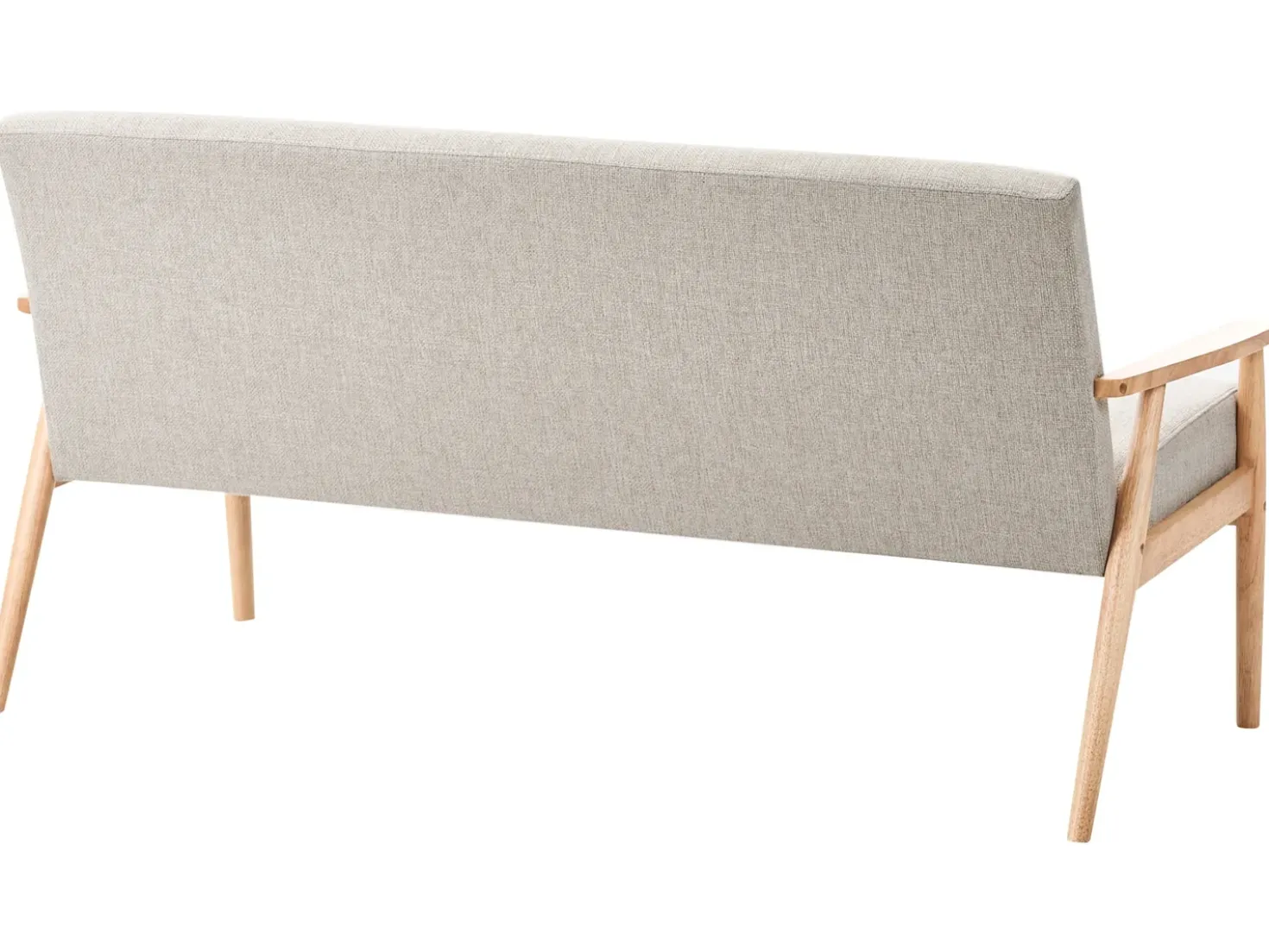 Set da salotto 6 posti ESRUM Tessuto Marrone chiaro/Grigio
