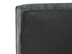 Set da salotto 5 posti GAULA Velluto Grigio
