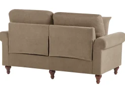 Set da salotto 5 posti GINNERUP Tessuto Marrone
