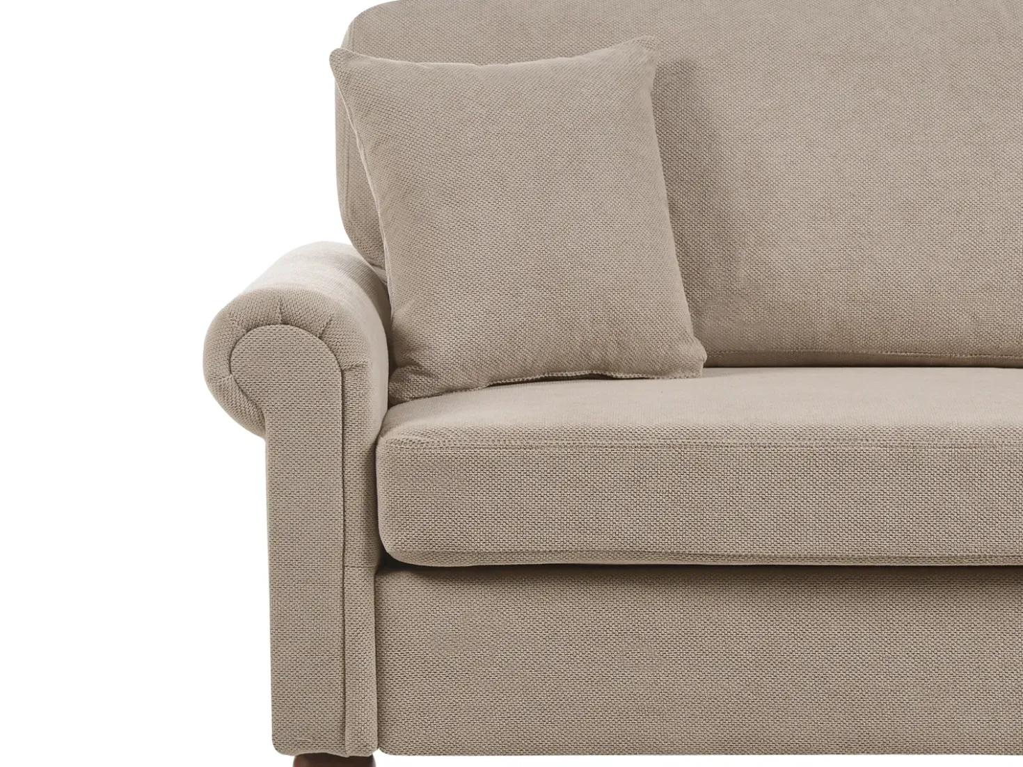 Set da salotto 5 posti GINNERUP Tessuto Tortora