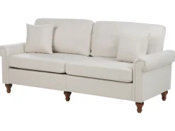 Set da salotto 5 posti GINNERUP Tessuto Beige chiaro