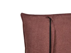 Set da salotto 5 posti HOBRO Tessuto Bordeaux