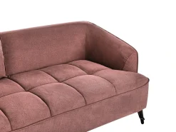 Set da salotto 5 posti HOBRO Tessuto Bordeaux