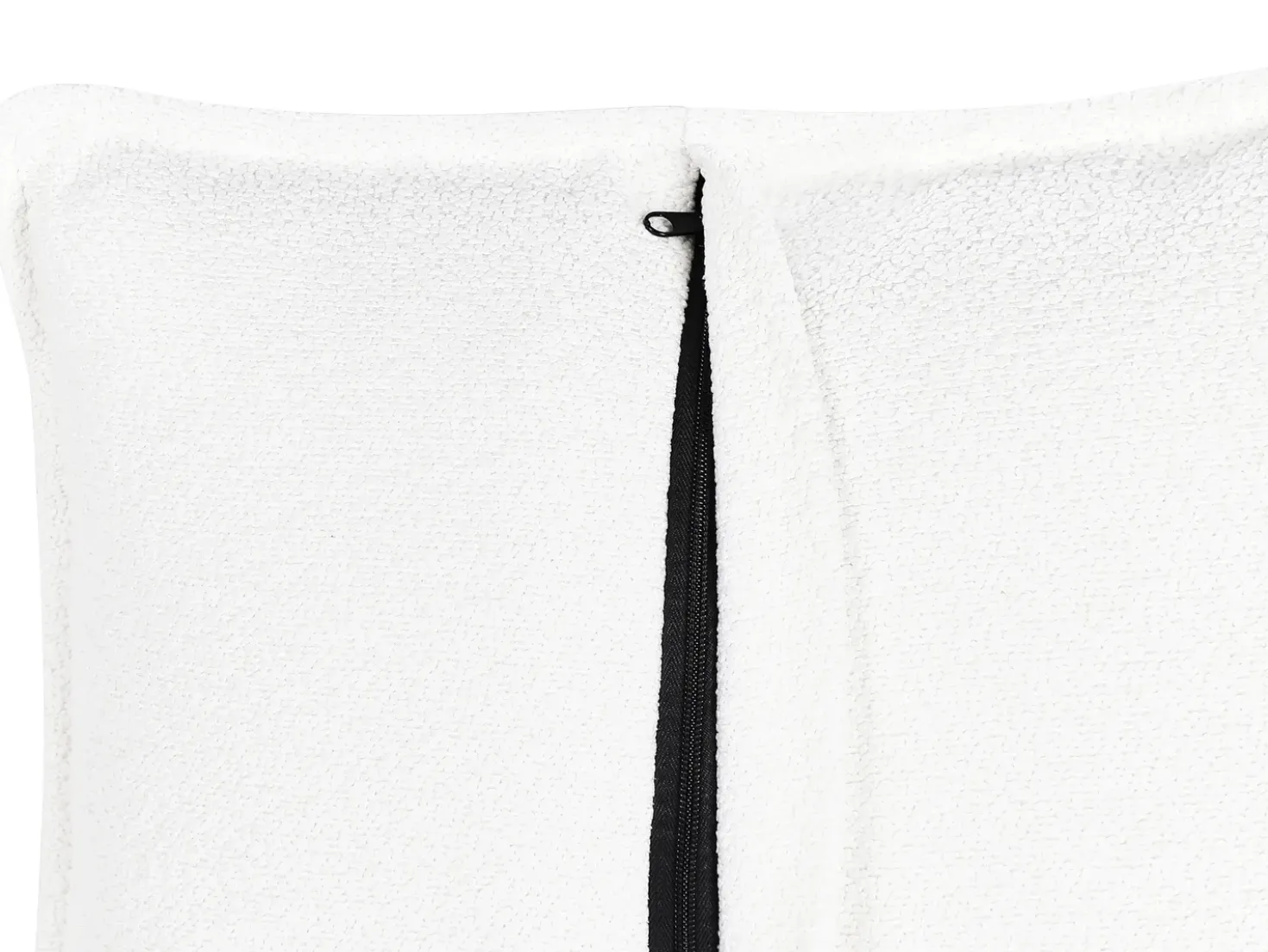 Set da salotto 5 posti HOBRO Bouclé Bianco