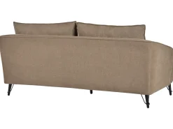 Set da salotto 5 posti HOBRO Tessuto Marrone chiaro
