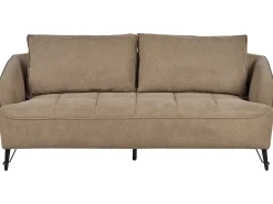 Set da salotto 5 posti HOBRO Tessuto Marrone chiaro