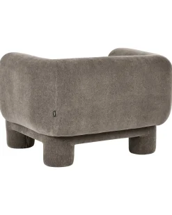 Set da salotto 6 posti HOGBO Tessuto Marrone
