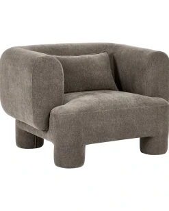 Set da salotto 6 posti HOGBO Tessuto Marrone