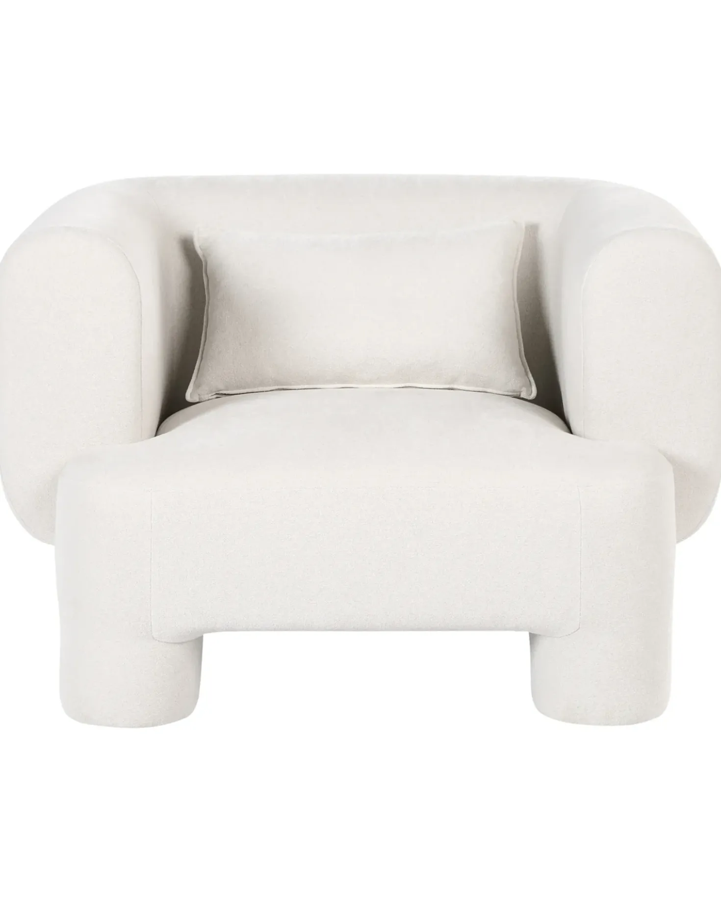 Set da salotto 6 posti HOGBO Tessuto Bianco