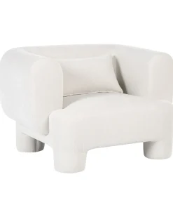 Set da salotto 6 posti HOGBO Tessuto Bianco