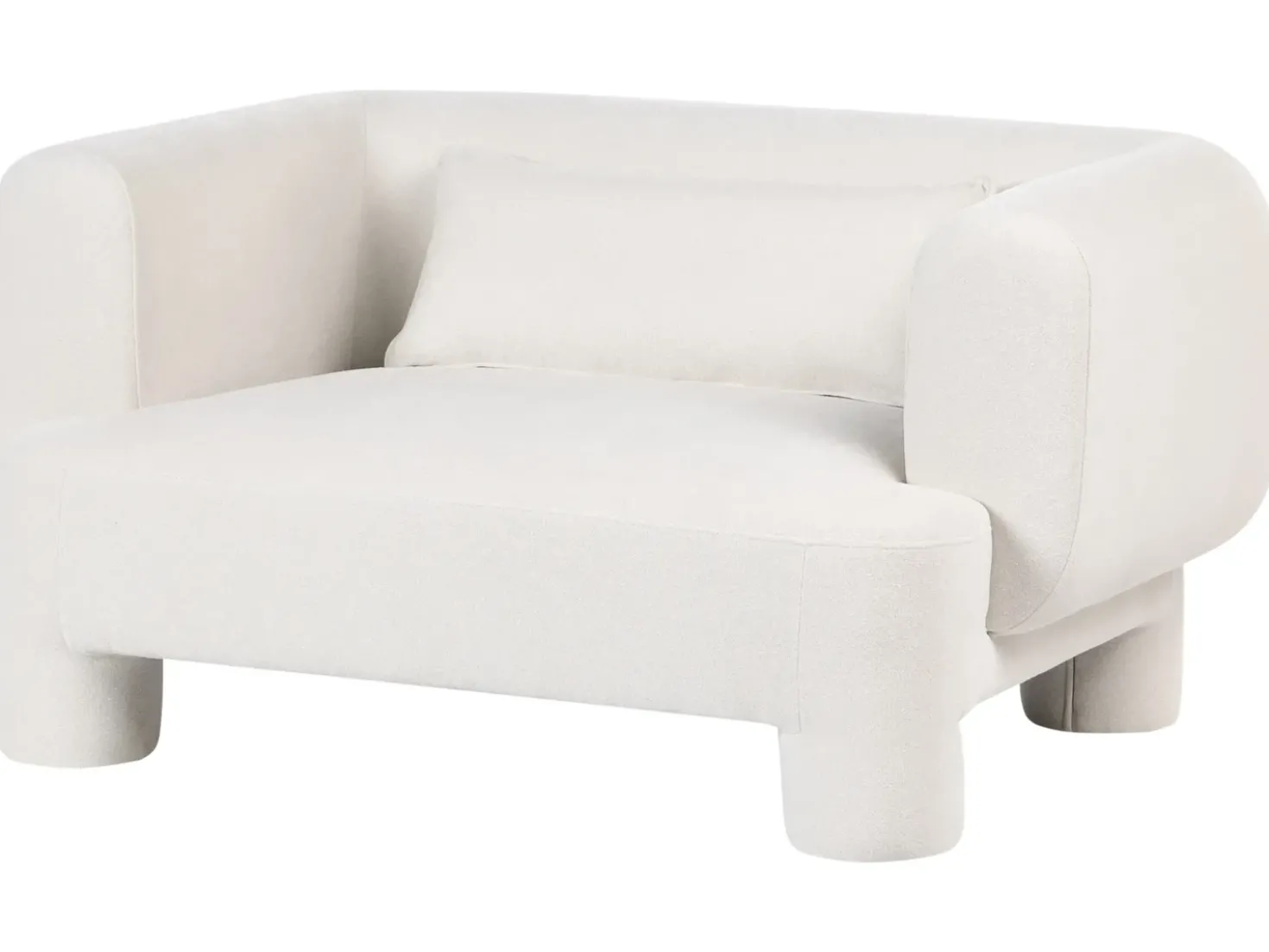 Set da salotto 6 posti HOGBO Tessuto Bianco