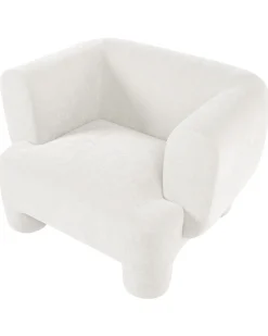 Set da salotto 6 posti HOGBO Tessuto Bianco