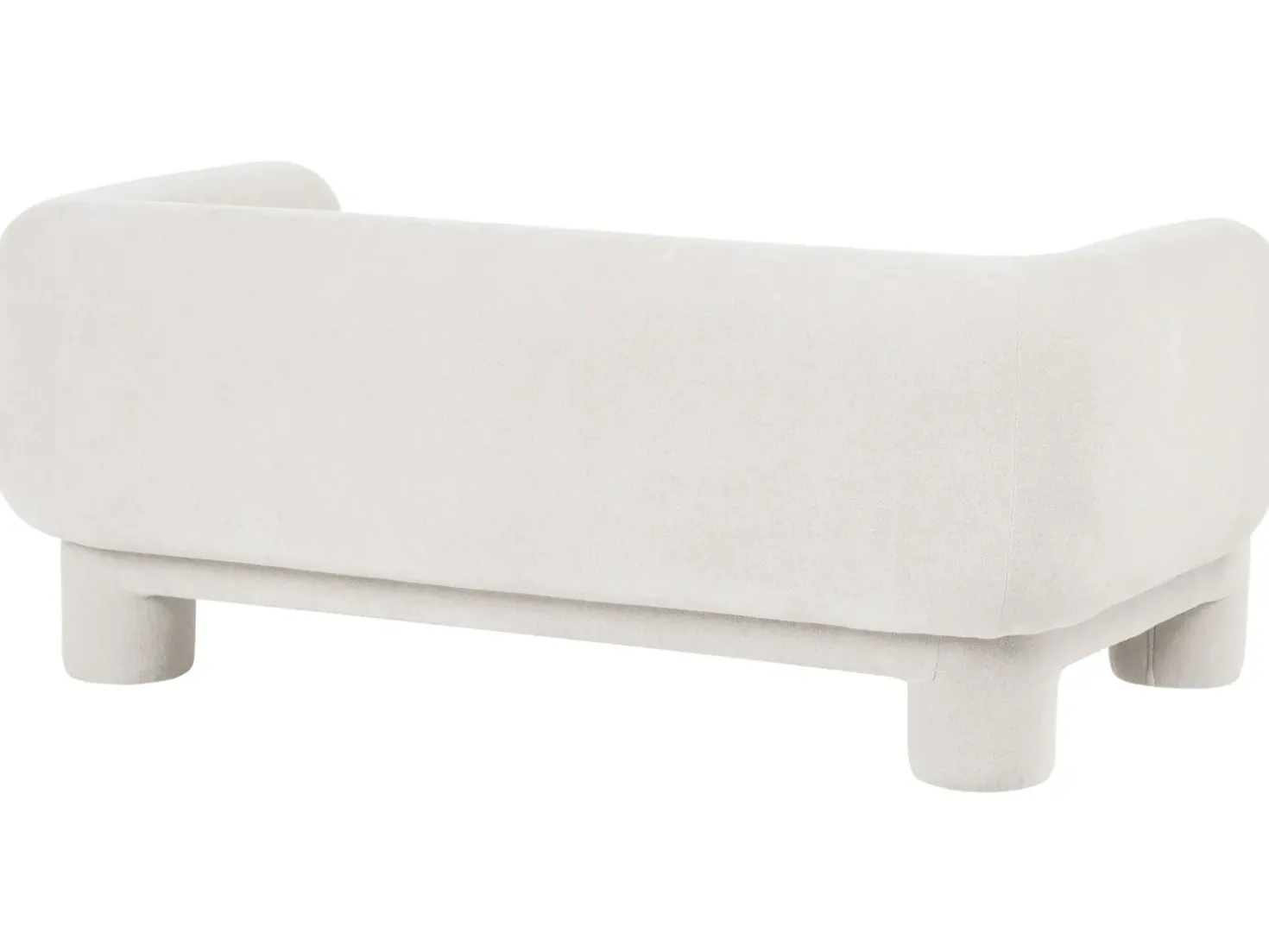 Set da salotto 6 posti HOGBO Tessuto Bianco