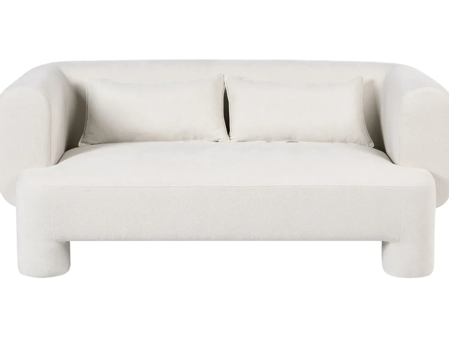 Set da salotto 6 posti HOGBO Tessuto Bianco