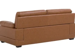 Set da salotto 4 posti HORTEN Pelle naturale Marrone