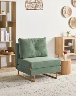 Set da salotto 6 posti JERSLEV Tessuto Verde chiaro