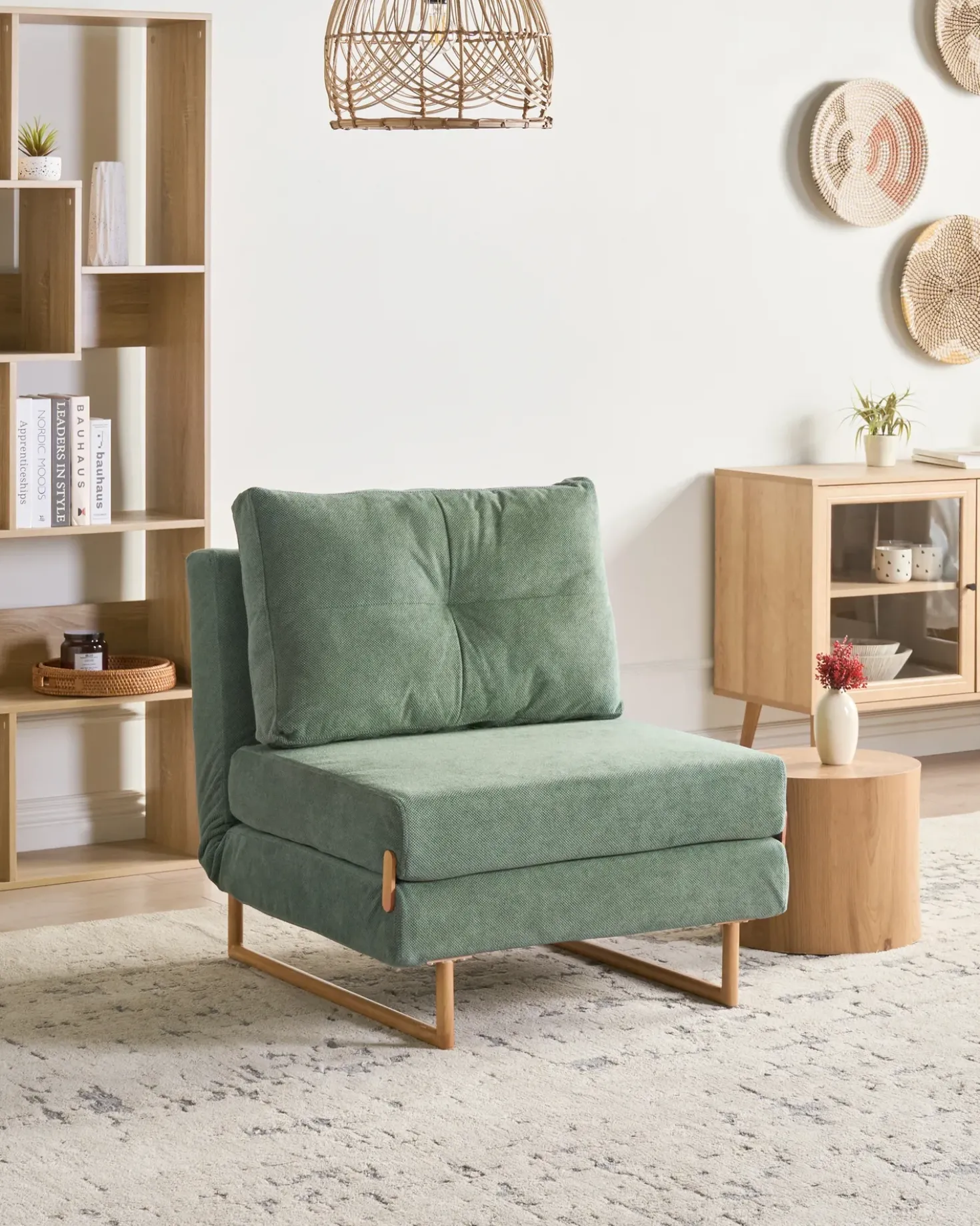 Set da salotto 6 posti JERSLEV Tessuto Verde chiaro