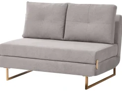 Set da salotto 6 posti JERSLEV Tessuto Grigio
