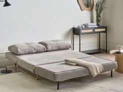 Set da salotto 6 posti JERSLEV Tessuto Grigio
