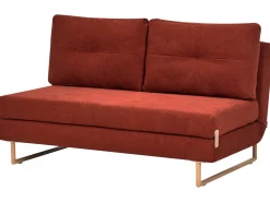 Set da salotto 6 posti JERSLEV Tessuto Rosso