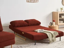 Set da salotto 6 posti JERSLEV Tessuto Rosso