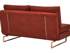 Set da salotto 6 posti JERSLEV Tessuto Rosso