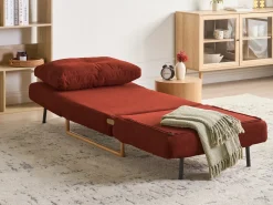 Set da salotto 6 posti JERSLEV Tessuto Rosso