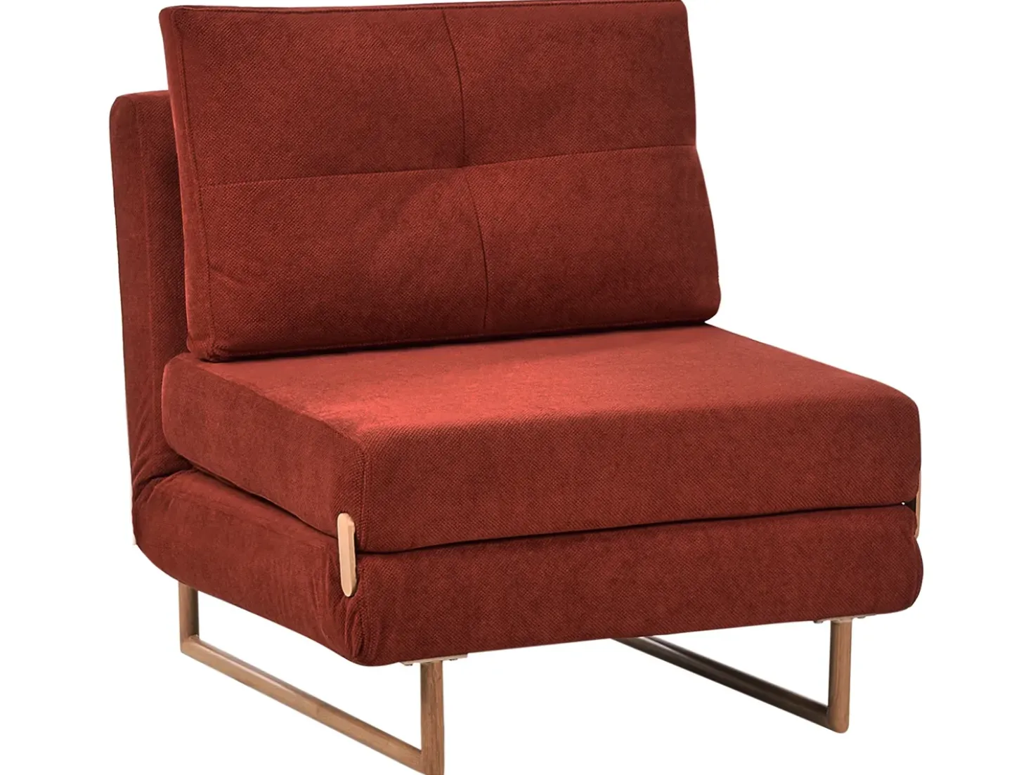 Set da salotto 6 posti JERSLEV Tessuto Rosso
