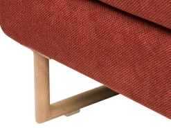 Set da salotto 6 posti JERSLEV Tessuto Rosso