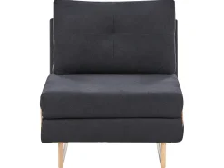 Set da salotto 6 posti JERSLEV Tessuto Nero