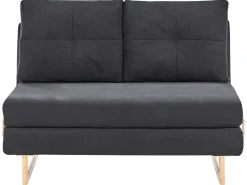 Set da salotto 6 posti JERSLEV Tessuto Nero