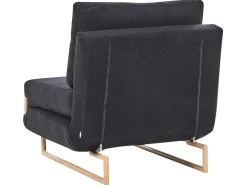 Set da salotto 6 posti JERSLEV Tessuto Nero