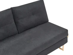 Set da salotto 6 posti JERSLEV Tessuto Nero