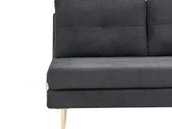 Set da salotto 6 posti JERSLEV Tessuto Nero