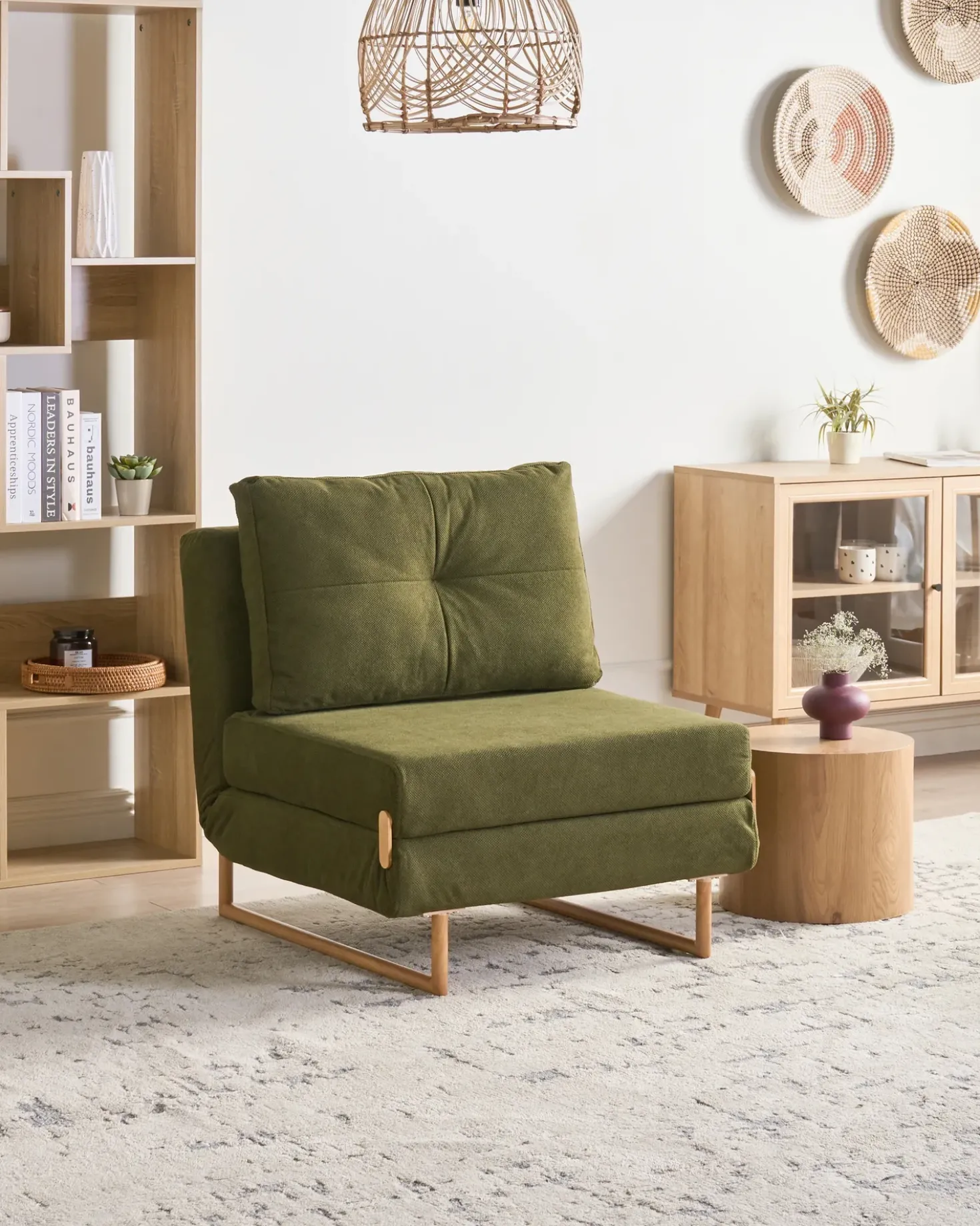 Set da salotto 6 posti JERSLEV Tessuto Verde