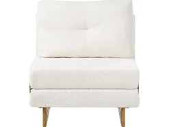 Set da salotto 6 posti JERSLEV Bouclé Bianco sporco