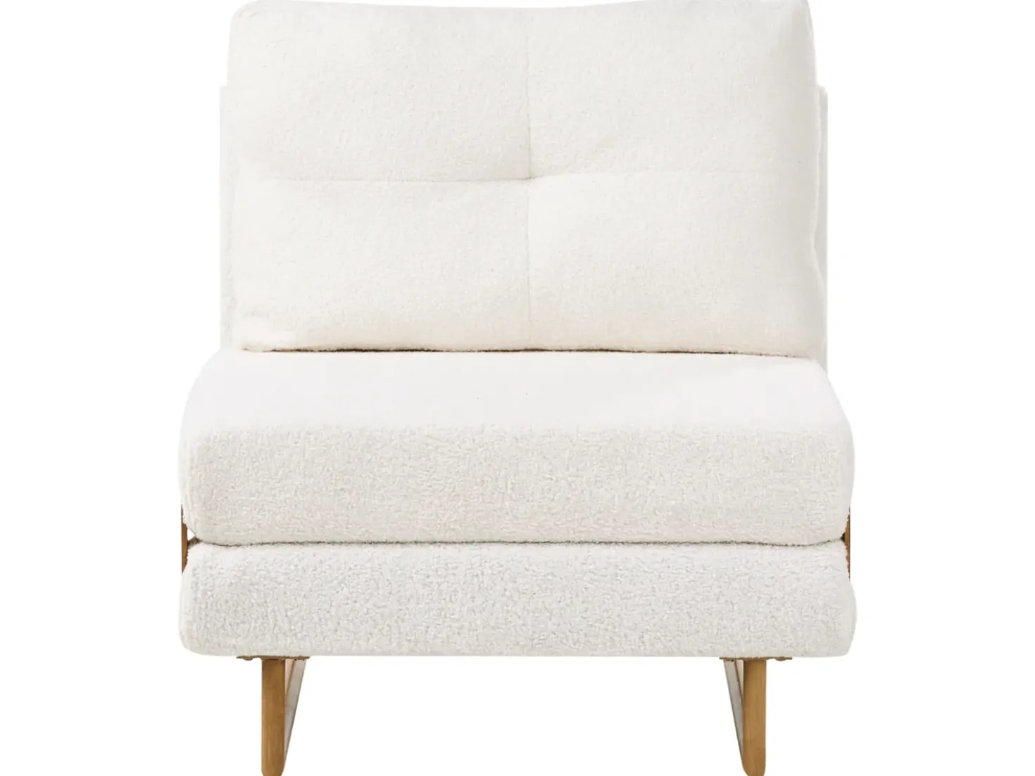 Set da salotto 6 posti JERSLEV Bouclé Bianco sporco