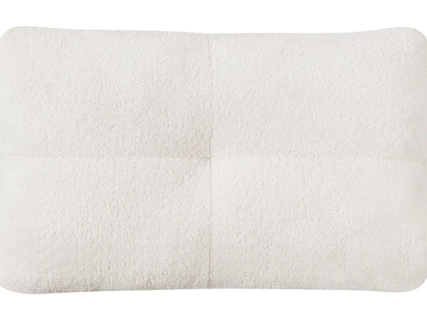 Set da salotto 6 posti JERSLEV Bouclé Bianco sporco