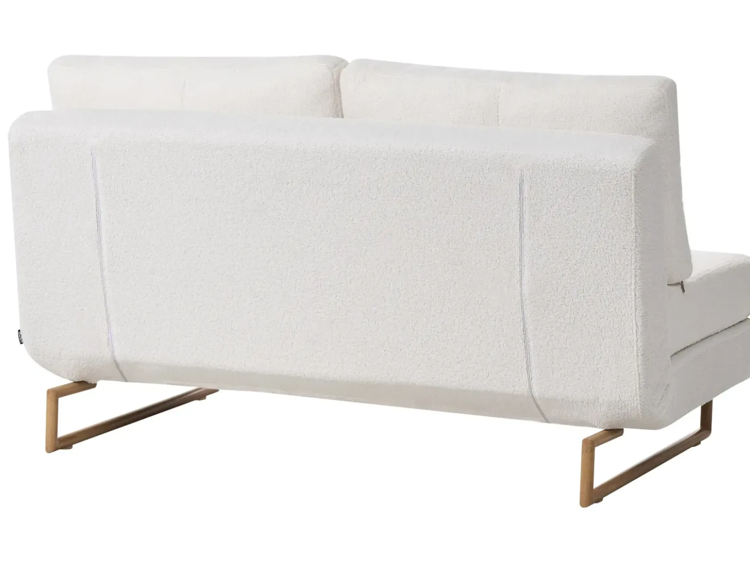 Set da salotto 6 posti JERSLEV Bouclé Bianco sporco