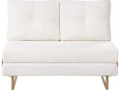 Set da salotto 6 posti JERSLEV Bouclé Bianco sporco