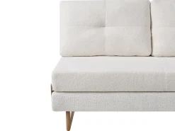 Set da salotto 6 posti JERSLEV Bouclé Bianco sporco
